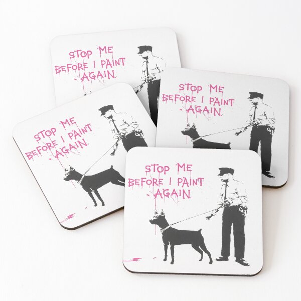 Item preview, Banksy stop me before i paint again designed and sold by WE-ARE-BANKSY.