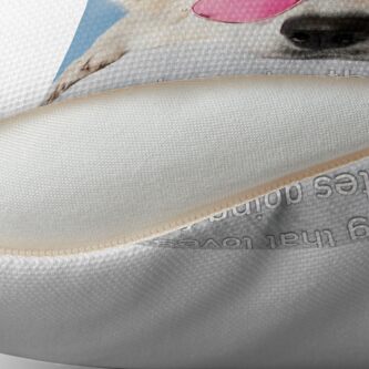 Alternate view of Loves Glasses or Hates Walks Floor Pillow