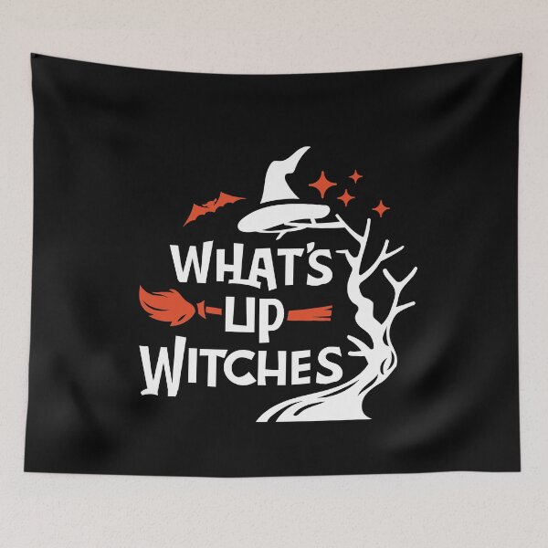 Item preview, What's Up Witches: Funny design for Halloween, joke designed and sold by Maroddi.