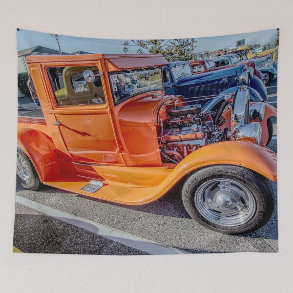 Item preview, Orange Ford Hot Rod Utility designed and sold by Cars around Adelaide.