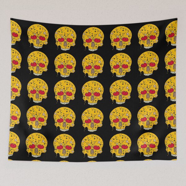Item preview, Cheese Dripping Rad Pizza Skull designed and sold by Milasneeze.