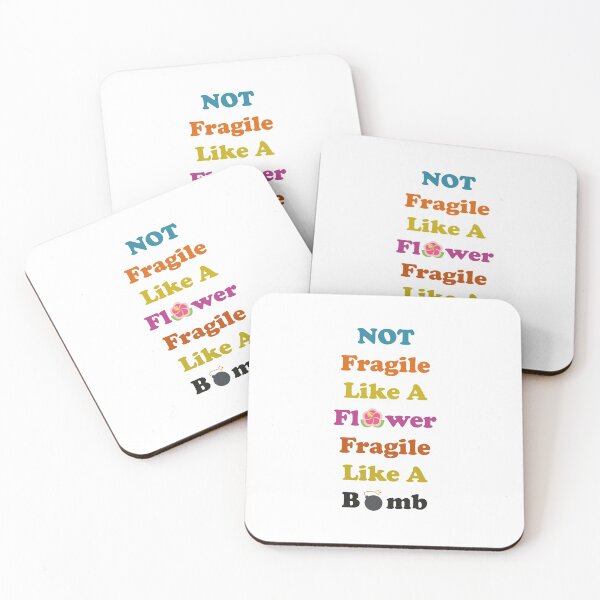 Item preview, Not fragile like a flower fragile like a bomb, Flower Quote, bomb Quote,Gift for mom,gift for him,gift girly,gift for birthday designed and sold by Souna's  Store.