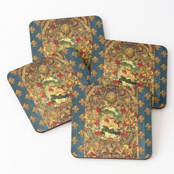 Item preview, SEASONS AND ELEMENTS, AIR AND JUPITER, LOUIS XIV French Royal Embroidery Tapestry   designed and sold by BulganLumini.