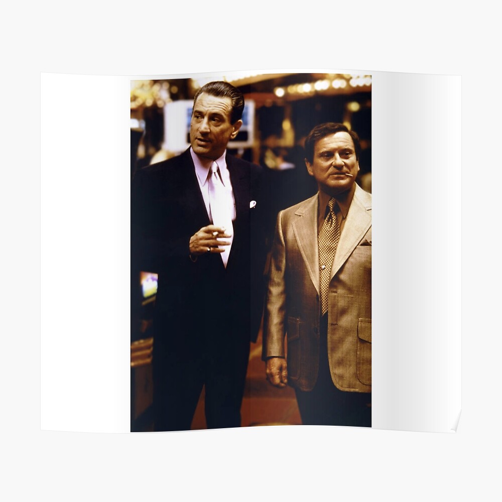 Casino Movie Joe Pesci Robert De Niro Mob Gangster Las Vegas Martin Scorsese Wallpaper Sticker By Alexvanbassen Redbubble