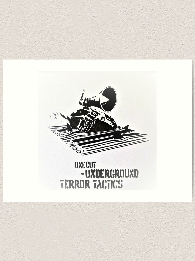 OXE Cut Underground Terror Tactics | Art Print