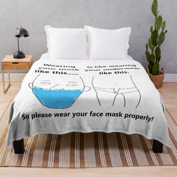 Item preview, Wear your mask properly meme designed and sold by DannyAndCo.