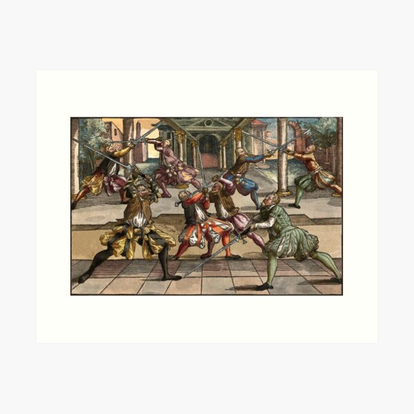Item preview, Joachim Meyer Sword Fighting Fechtschule C designed and sold by emovendo.