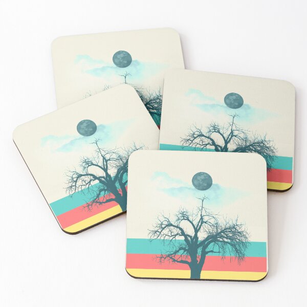 Item preview, The tree and moon graphic desgine designed and sold by Nik J.