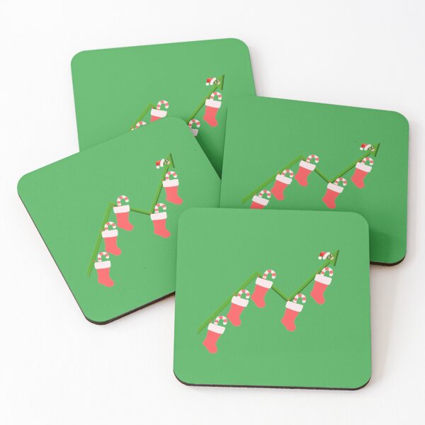 Item preview, Its a Merry Green Christmas 2020 from the green bull market trendline with Christmas Stockings designed and sold by twicetrader.