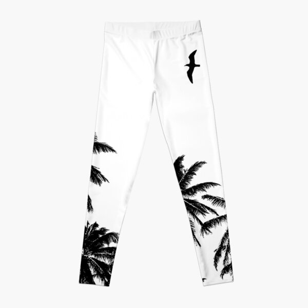 Design 27 palm trees bird silhouette Leggings