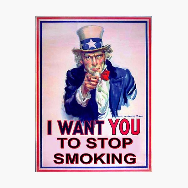 Stop Smoking Photographic Print