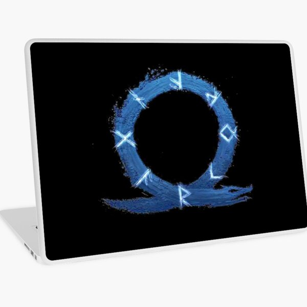 Gott des Krieges Ragnarok HD Logo Laptop Folie