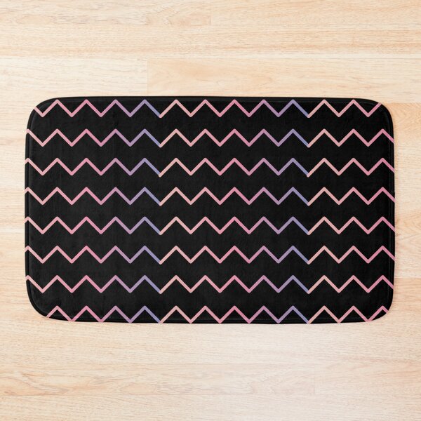 Item preview, Gradient Zigzag Lines Pattern Pillow designed and sold by kylll.