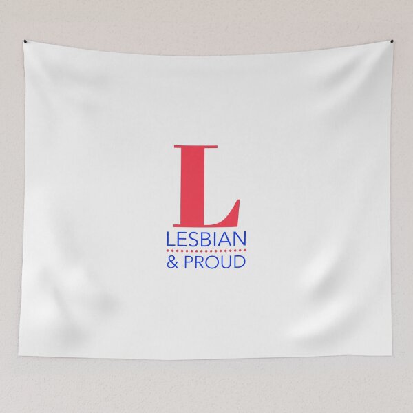Item preview, Lesbian and Proud designed and sold by FreeUniqueEqaul.
