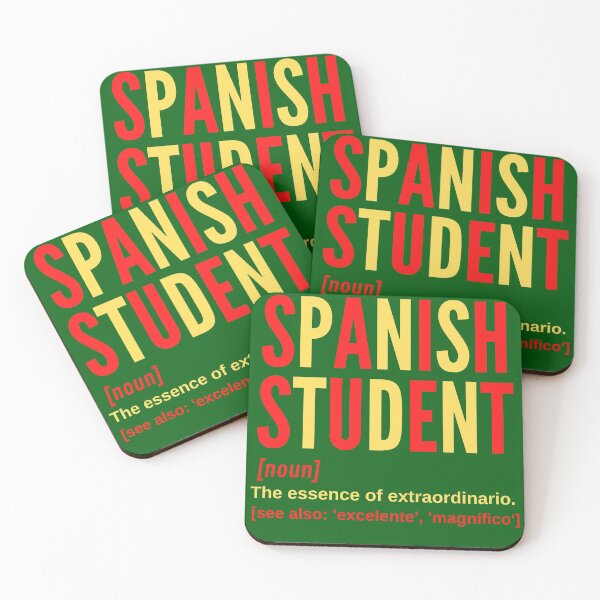 Item preview, Spanish Student Male Definition designed and sold by Time4German.