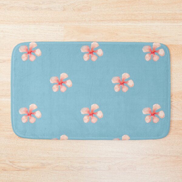 Item preview, Pink and Blue Hibiscus Pattern designed and sold by Giftables.