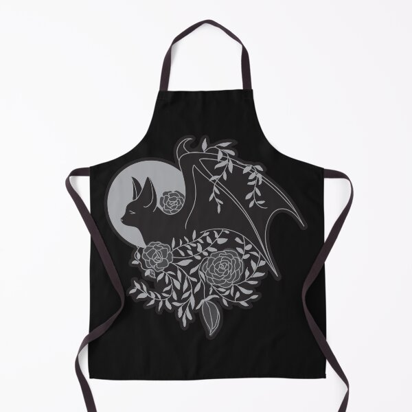 Item preview, Bat & Flowers (White/Black) designed and sold by ninebats.
