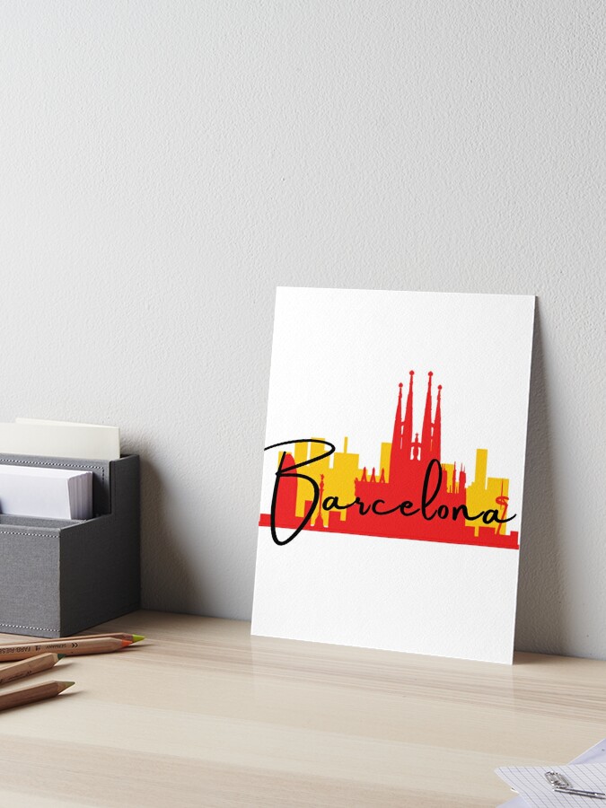 Barcelona Spain | Art Board Print