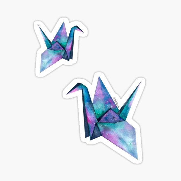 Origami Stickers Redbubble