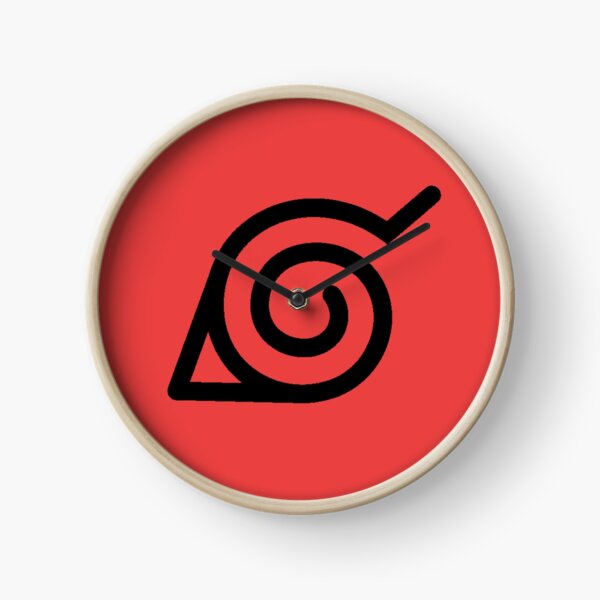 konoha clocks redbubble