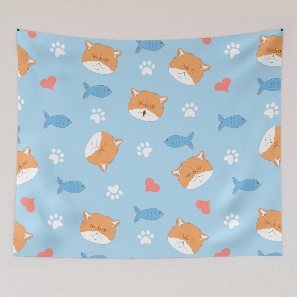Item preview, Exotic Shorthair Cat Head designed and sold by lulululupaint.