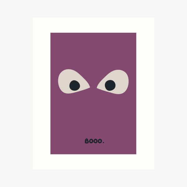 Happy Halloween Boo Art Print