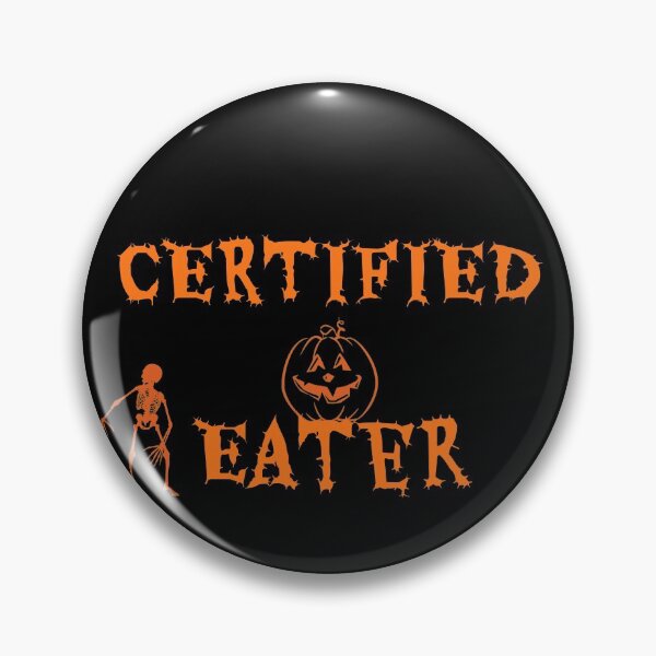 Item preview, Certified pumpkin eater designed and sold by Feline Rockstars.