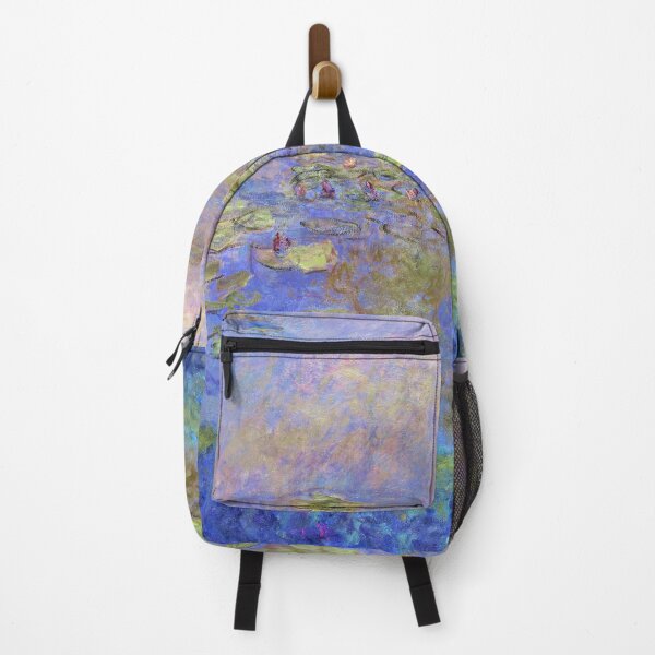 Item preview, Water Lilies - Claude Monet (indigo blue) designed and sold by DejaVuStudio.