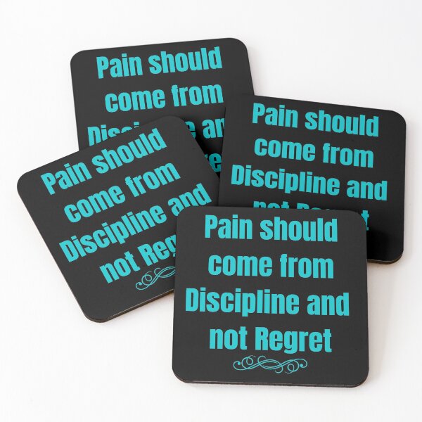 Item preview, Pain should come from discipline - not regret designed and sold by TeeZoneZtore.