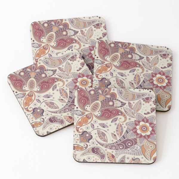 Item preview, Gold Ochre Paisley designed and sold by Magia Design.