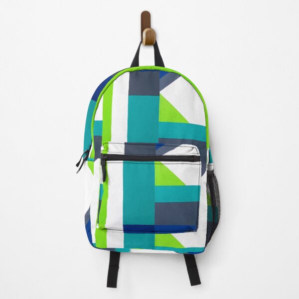 Item preview, Geometric "Aqua Blocks" designed and sold by Jilian Cramb.