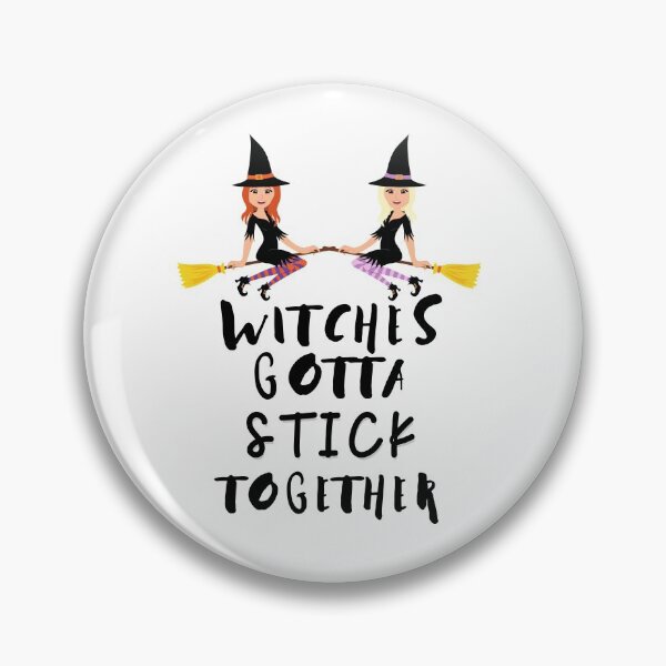 Item preview, Halloween gift: Witches gotta stick together designed and sold by AmazingEcraft.