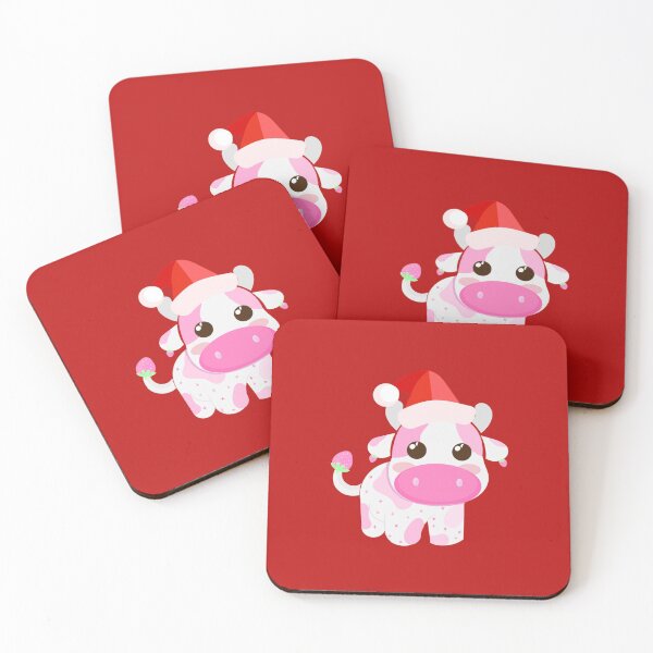 Item preview, Merry Christmas 2020 from the Cute Christmas Strawberry Cow designed and sold by twicetrader.