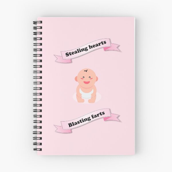 Item preview, Stealing hearts and blasting farts cute baby pink banner designed and sold by Deegital18.