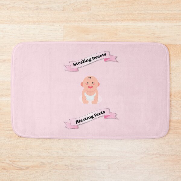 Item preview, Stealing hearts and blasting farts cute baby pink banner designed and sold by Deegital18.