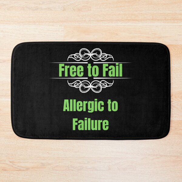 Item preview, Free to fail but allergic to failure designed and sold by TeeZoneZtore.