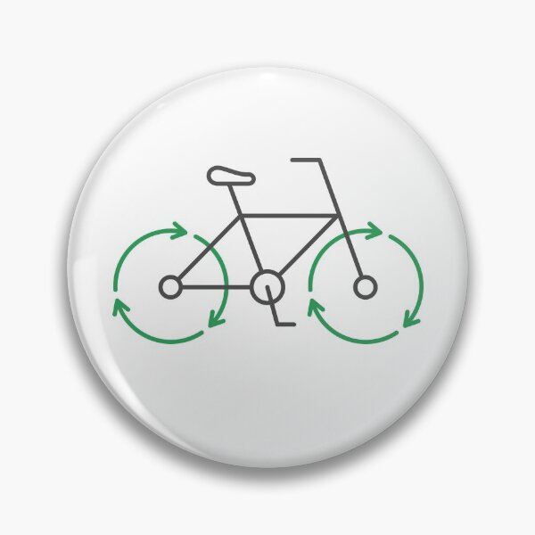 Item preview, Bicycle with recycle arrows  designed and sold by TashaVector.
