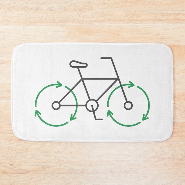 Item preview, Bicycle with recycle arrows  designed and sold by TashaVector.