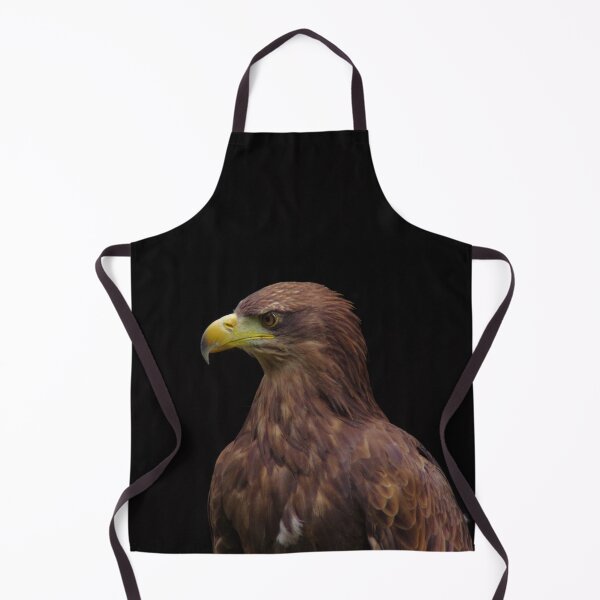 Item preview, Golden eagle portrait with black background designed and sold by Treemonk.