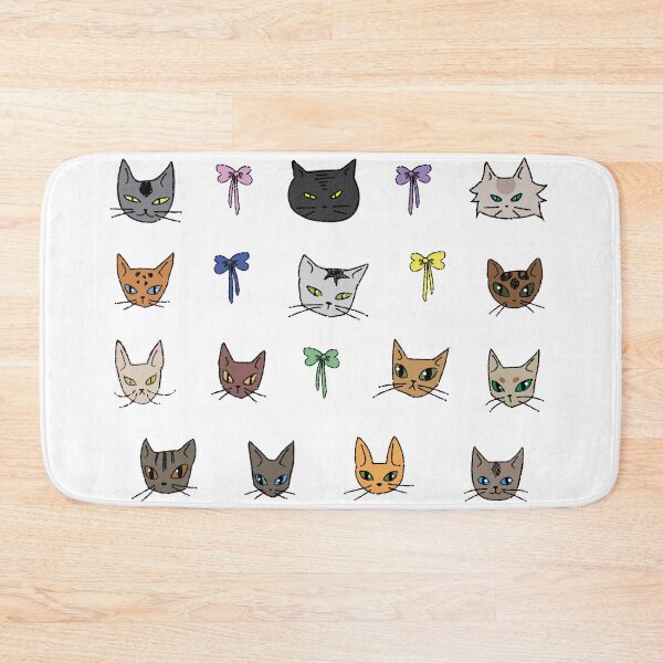 Item preview, Cute Cats Stickers designed and sold by ninebats.
