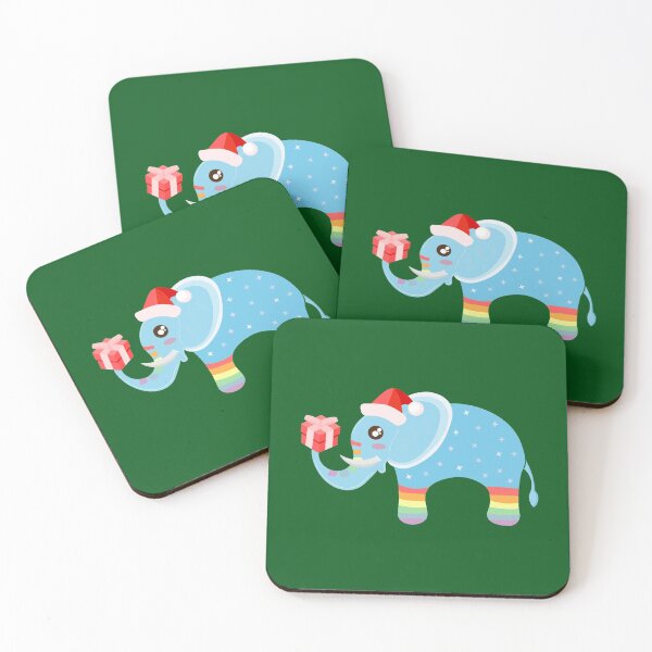 Item preview, Merry Christmas 2020 from Blue Sparkly Rainbow Elephant  designed and sold by twicetrader.