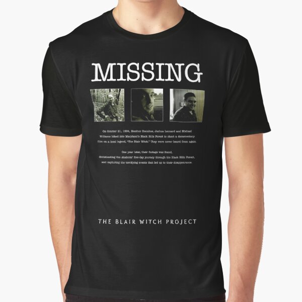 The Blair Witch Project (1999) Myrick, Sánchez Graphic T-Shirt