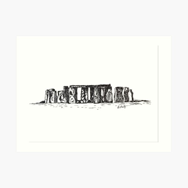 Stonehenge - Spiritual Home of the Druids Art Print