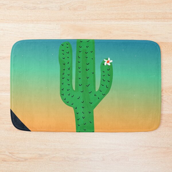 Item preview, Sunset, moon , cactus with white flowers , desert climate , sun and sand ,cactus ideas,cactus not a hugger designed and sold by SGS-.