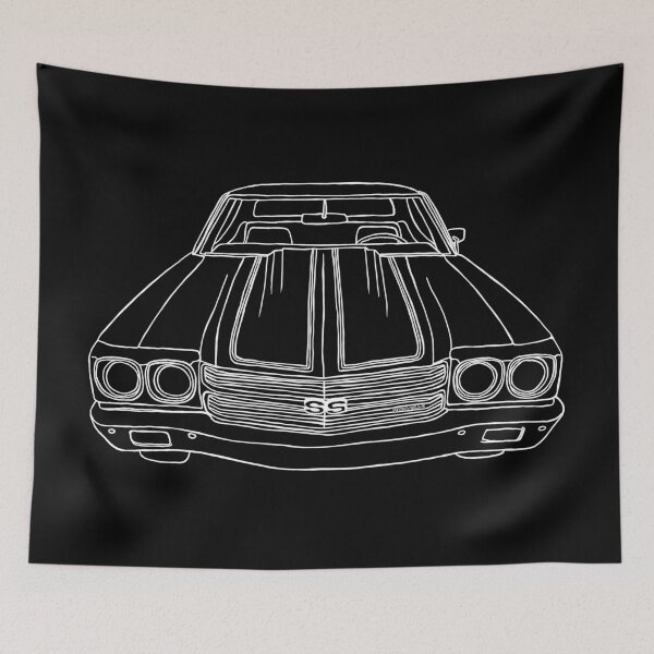 Item preview, 1970 Chevrolet Chevelle White designed and sold by shtem.