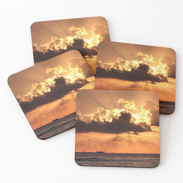 Item preview, Sunset of Jeju sea in Korea designed and sold by human8891.