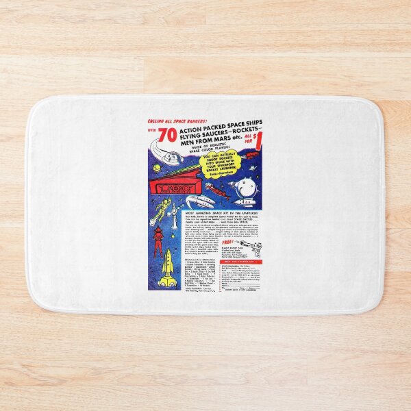 Item preview, SPACE SHIPS - FLYING SAUCERS - MEN FROM MARS - TOY ADVERT designed and sold by ThrowbackAds.