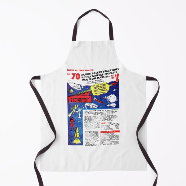 Item preview, SPACE SHIPS - FLYING SAUCERS - MEN FROM MARS - TOY ADVERT designed and sold by ThrowbackAds.