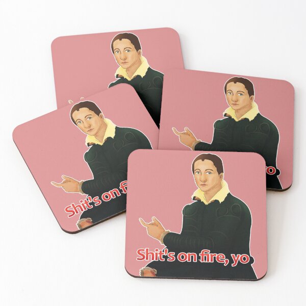 Item preview, Shit's on fire yo -classical art memes designed and sold by vixfx.