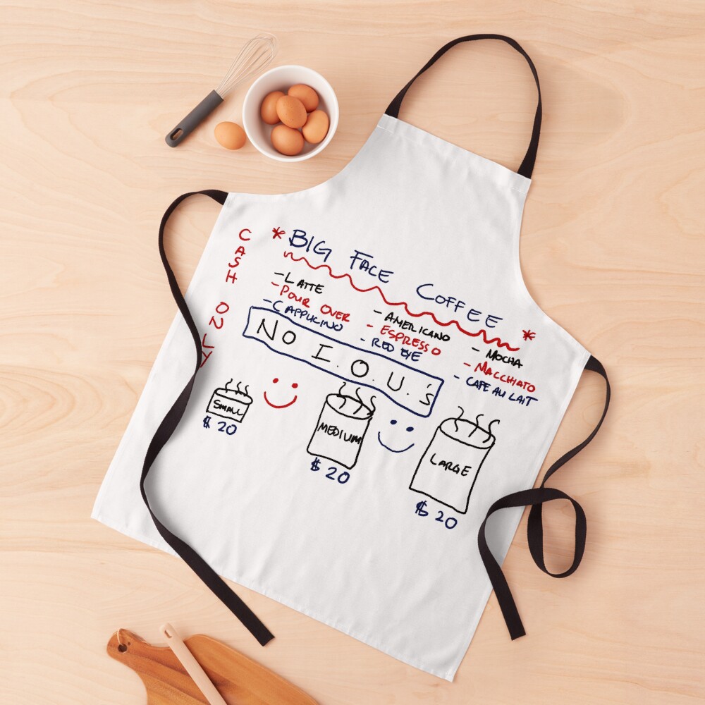 Big Face Coffee Apron